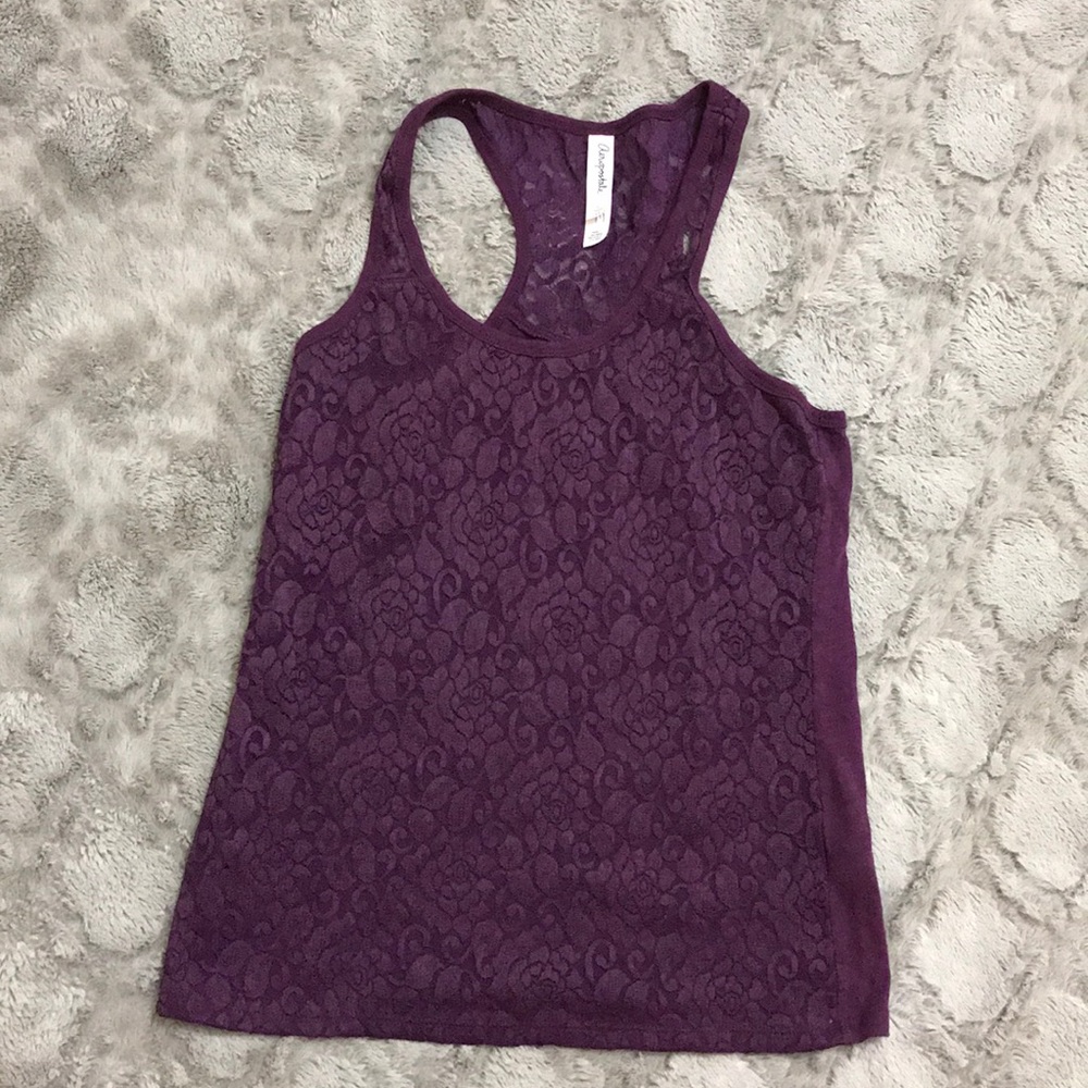 Purple tank top